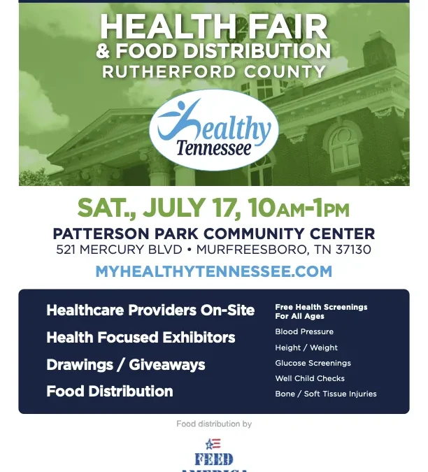 July 17, 2021 – Health Fair and Food Distribution